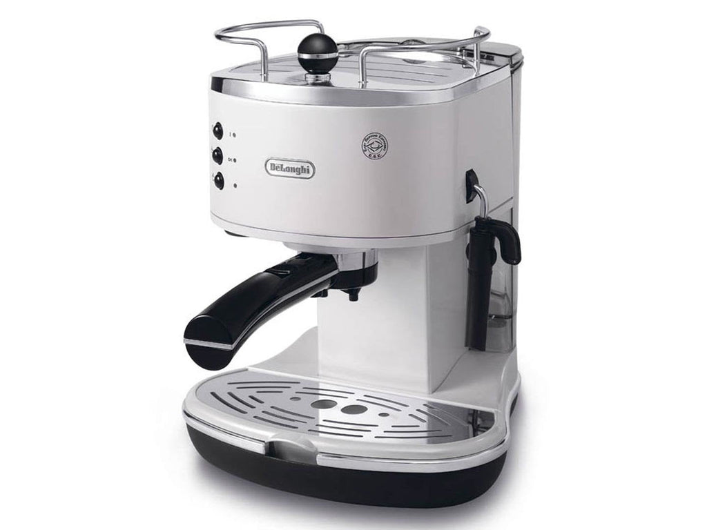 Cafetieres expresso, Noir/Argent/Blanc
